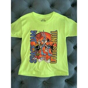Looney Toones Tazmania Bugs Bunny kids T-shirt Space Jam Tune Squad Vintage XXS